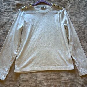 Tommy Hilfiger White Top with Signature Accents